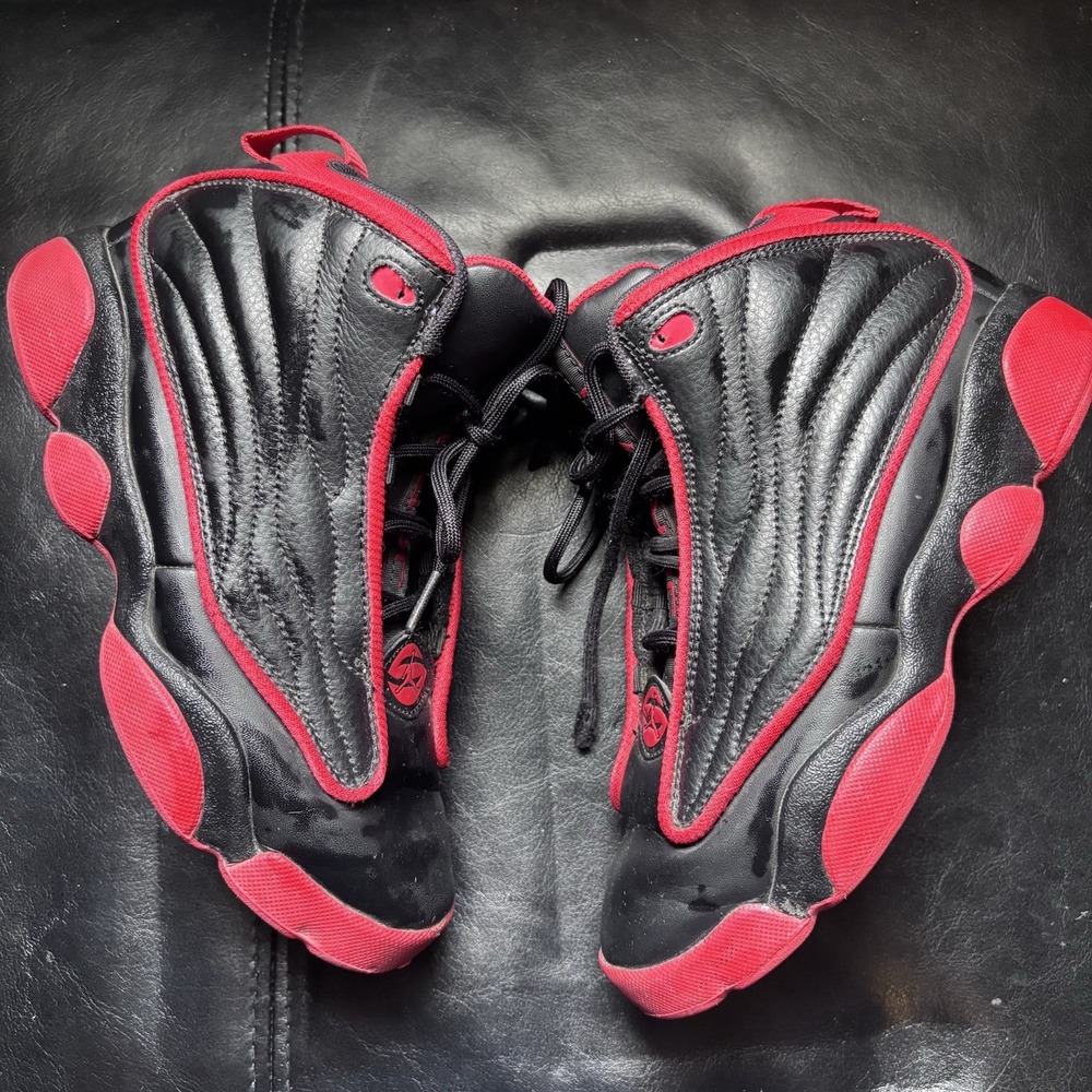 NIKE Air Jordan Pro Strong Bred Youth 3Y DC7909-006 Black & Red